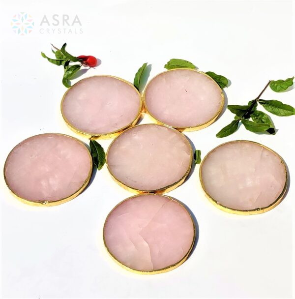 Rose Quartz Coasters